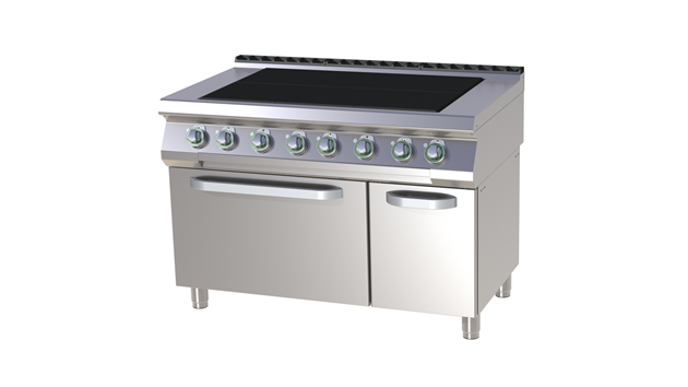 RM Gastro RM 700 Spis 6 plattor med ugn GN2/1 SPLT-7120/21-E